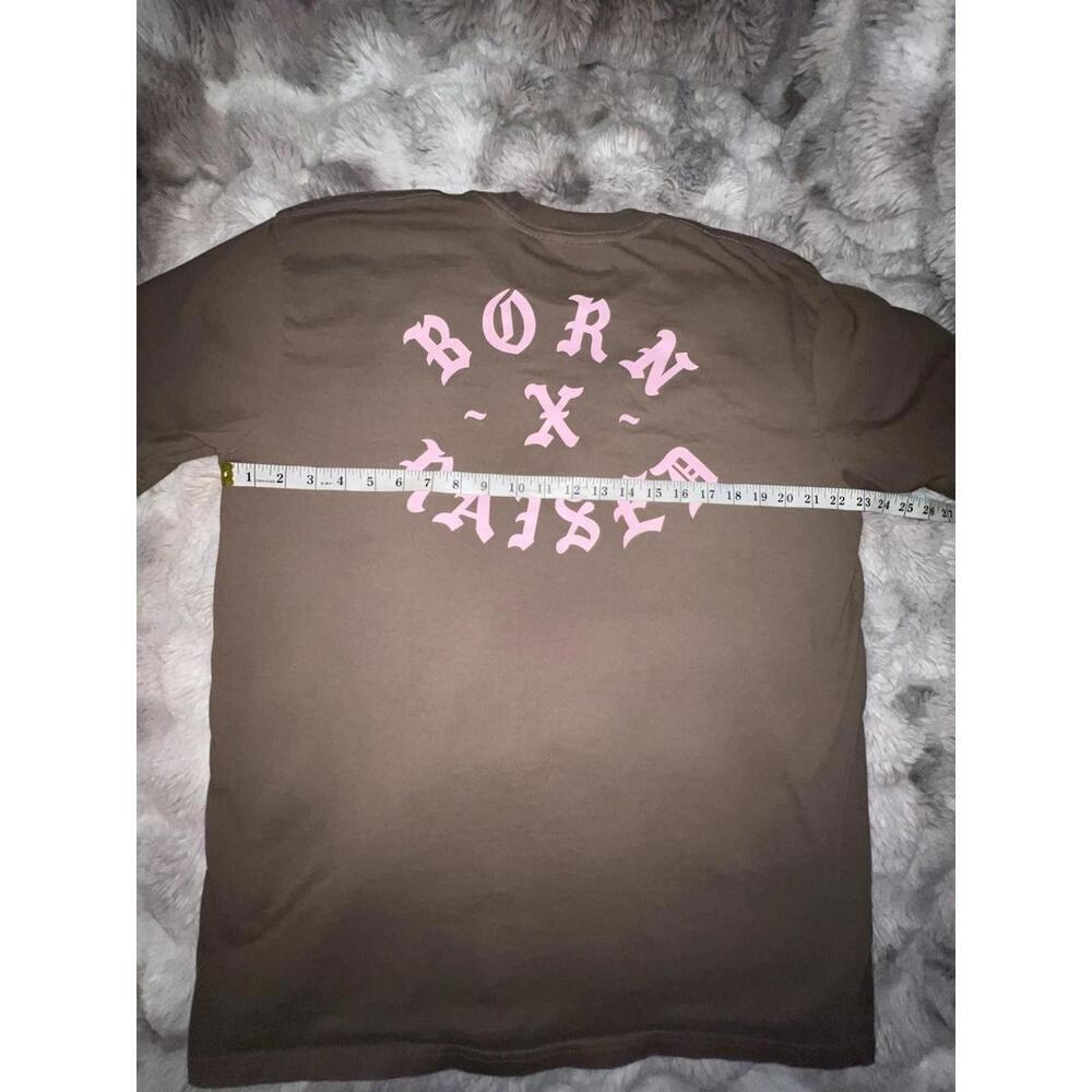 Born x Raised Rocker Tee: Walnut / Pink, Size X-Large - Picture 9 of 11